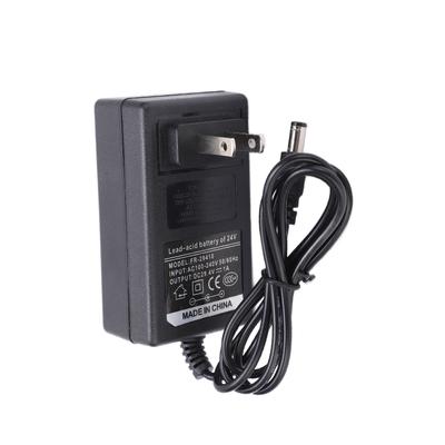 Lithium Battery Charger 29.4V 1A Power Supply Adapters for Electronic Scooter