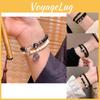 Beaded Sophisticated Black Bracelet For Women With Unique Design Elements