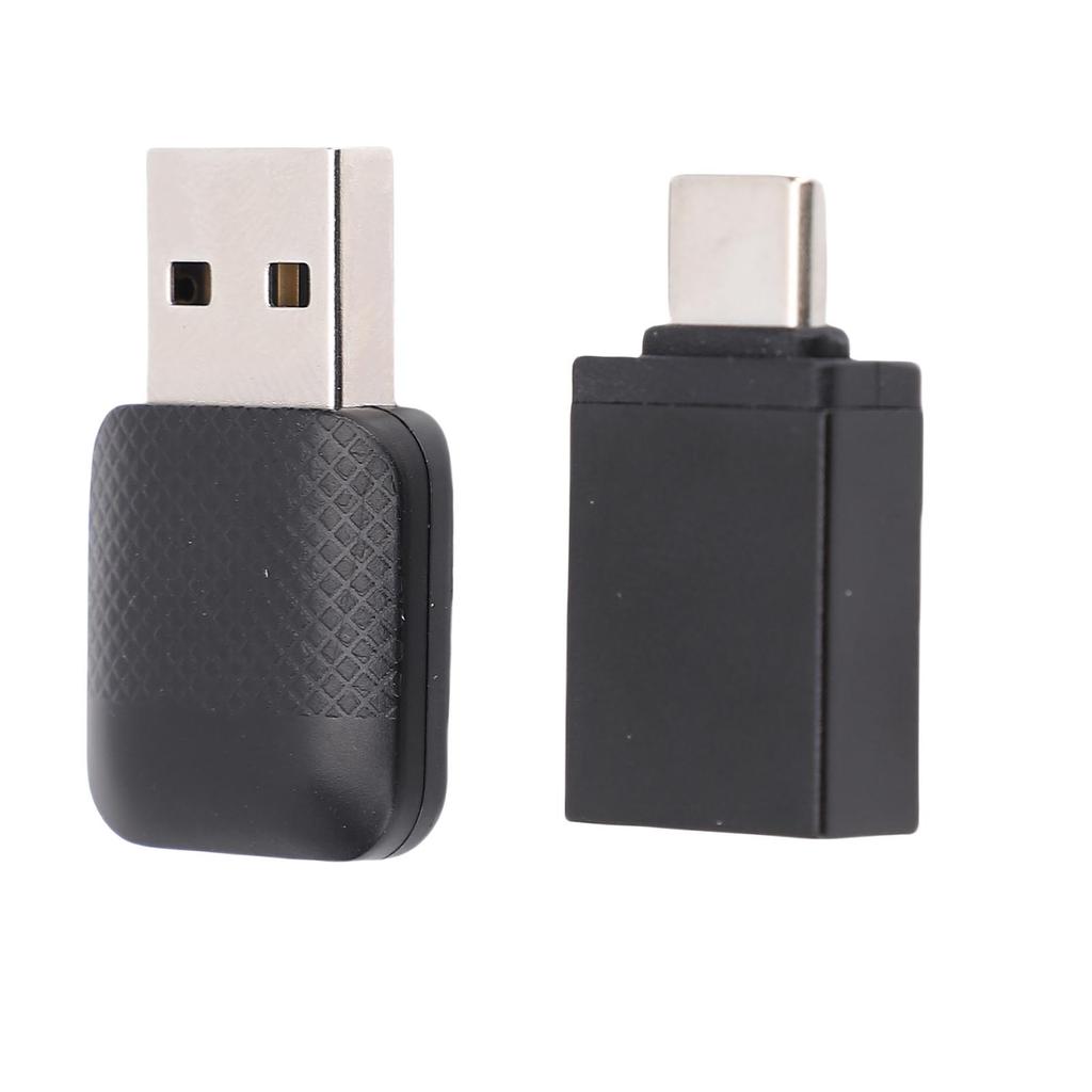 2 in 1 Adapter für CarPlay für Android Auto Kabelgebunden zu Drahtlos Auto-Adapter mit Typ C zu USB Adapter