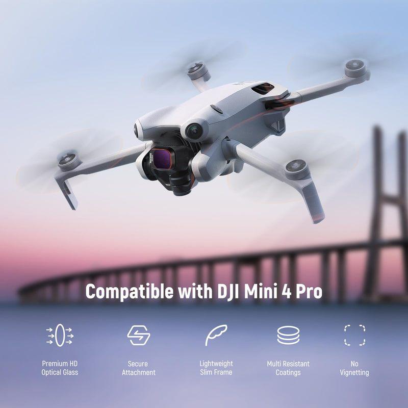 New NEEWER ND & CPL Filter Set For DJI Mini 4 Pro, 4 Pack/6 Pack/8 Pack Filters Polarizer Neutral Density Drone Lens Filters