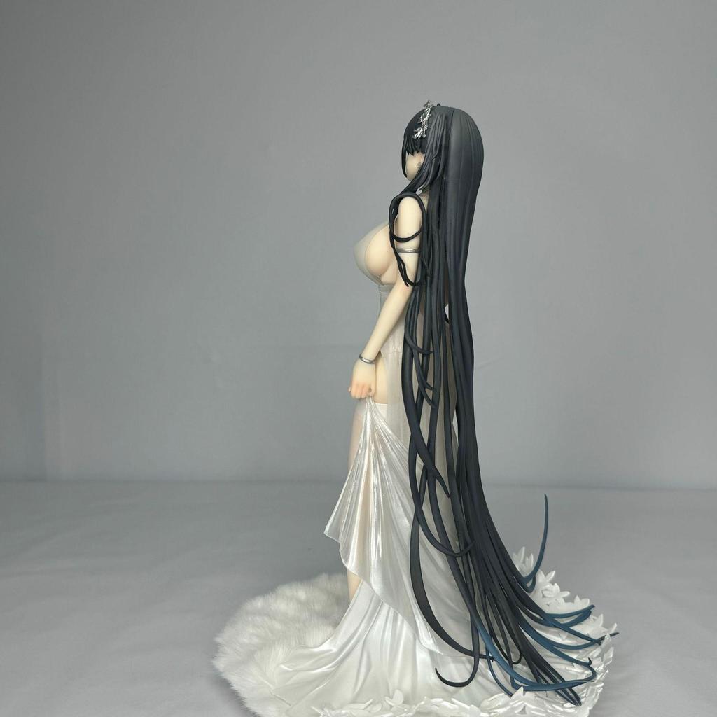 High-Quality Phoenix Wren Blue Anime Girl Hand-Made Model Desktop Ornament