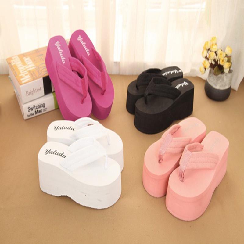 Stylish Womens Beach Sandals With Trendy Wedge Platform Slippers