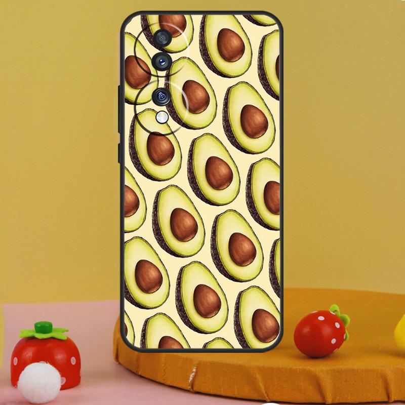 FUNNY AVOCADO Smile JOKE Case For Honor 200 Pro X9c X9a X8a X7a X6a X7 X8 X9 X8b X9b 50 70 90 Magic 6 5 Lite Cover