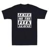 Leave Me The Fck Alone Funny Offensive Introvert Quote Joke Retro Men's T-Shirt Unisex T-Shirt