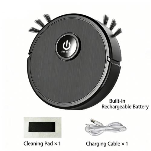 Smart Robot Vacuum Cleaner 3In1 Sweep Mop Side Suction All-in-One Cleaning Ultra-Slim Low Noise 50-Minute Runtime Vacuum Cleaner
