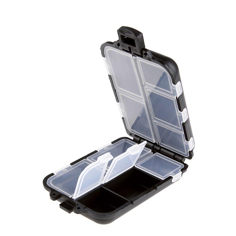 Plastic Square Accessory Bait Storage Case Fishhook Box Fishing Tackle Boxes Lure Container