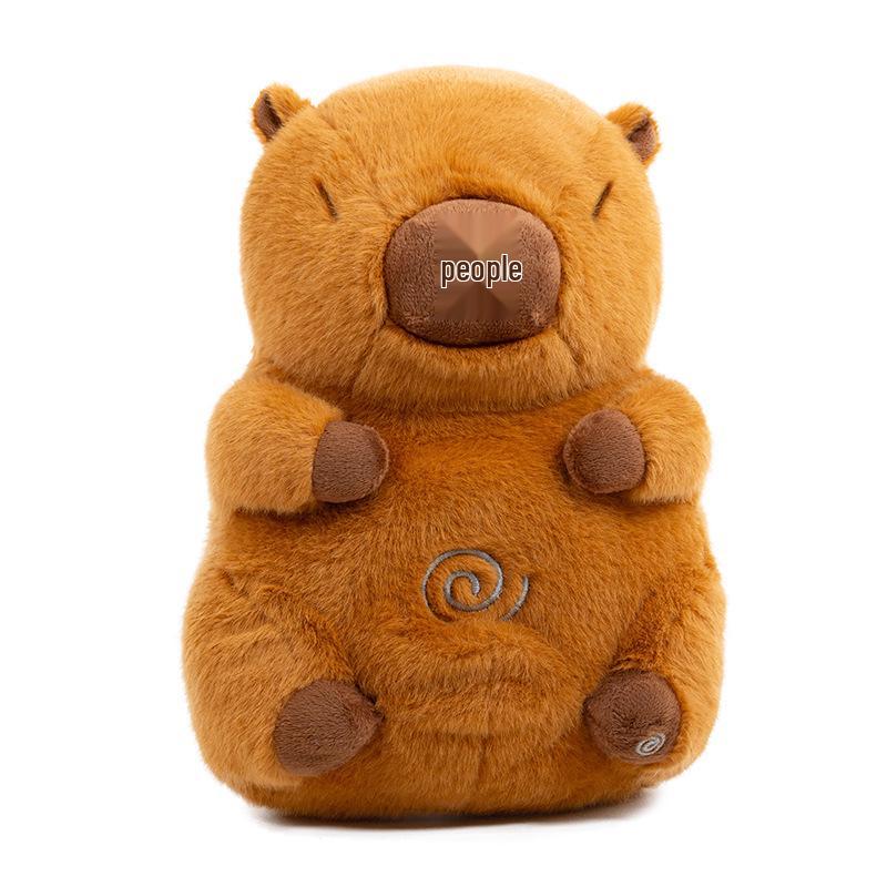Cross-border Soothing Capybara Plush Toy - Breathing Bear & Otter Baby Doll Gift