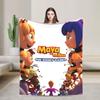 Maya The Bee With Flowers Cartoon Blanket Multi-size Soft Fuzzy Plush  Throw Blankets for Sofa Couch and Bed