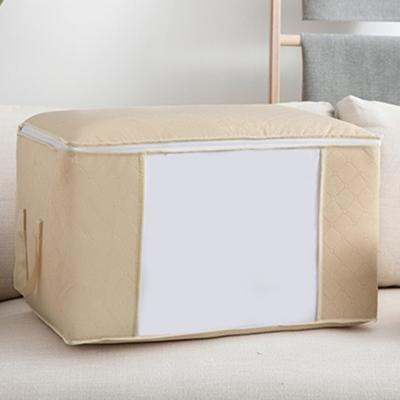 Kleiderbehälter, wiederverwendbar, verschleißfest, Vliesstoff, langlebig, breite Öffnung, Quilt-Aufbewahrungstasche für das Schlafzimmer