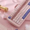 KeyByeLab Cute Cat Keycap Set PBT+PC Custom Personalized Keyboard Cap Cherry Profile KeyCap for Mechanical Keyboard Accessories