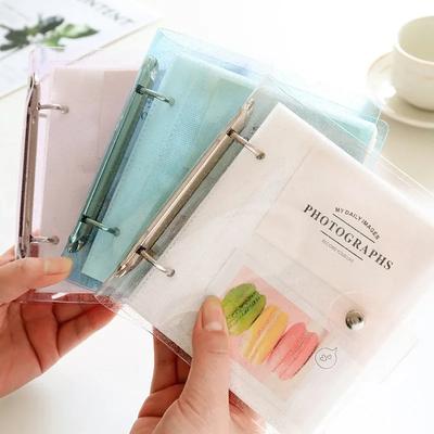 Transparent Book Style Album for 3 Inch Mini Film, 100 Pockets Mini Instax Photo Album Holder for Name Card 7s 8 25 50s