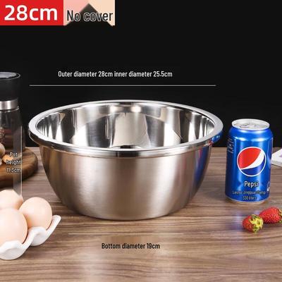 Jun Ding Ying Versatile Stainless Steel Mixing Bowl