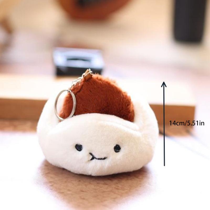

1 шт. Милый мультяшный плюшевый рюкзак, подвеска, украшение, брелок, детский подарок на день рождения белый