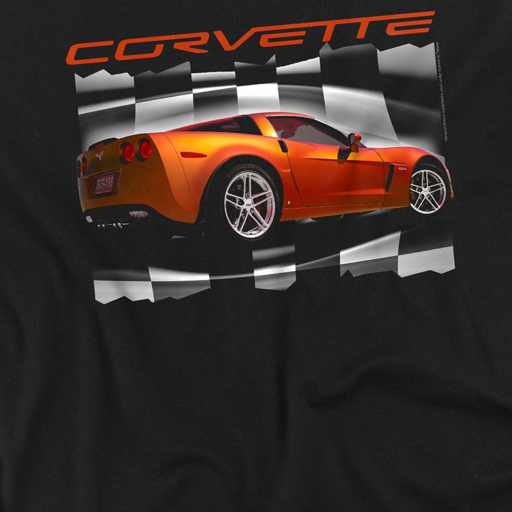 Chevrolet Unisex Adult Orange Z06 Vette Long-Sleeved T-Shirt