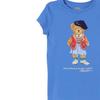 Polo Ralph Lauren T-Shirt Round Neck Fitted Cartoon Pattern Short Sleeve Kids Tops Blue 313934974-001