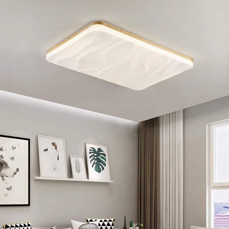 Ultra-Thin Japanese-Nordic Style Ceiling Lamp for Bedrooms & Living Rooms