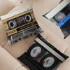 Retro Kassett Musikband Kuddfodral Örngott Klädsel Soffa Slängkudde Heminredning Kuddfodral