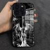 Sigilcore Punk Angel Handyhülle Für IPhone 17 Air 16 E Pro Max 15 14 13 Mini 12 Pro 11 Max Plus Schwarze Glasabdeckung