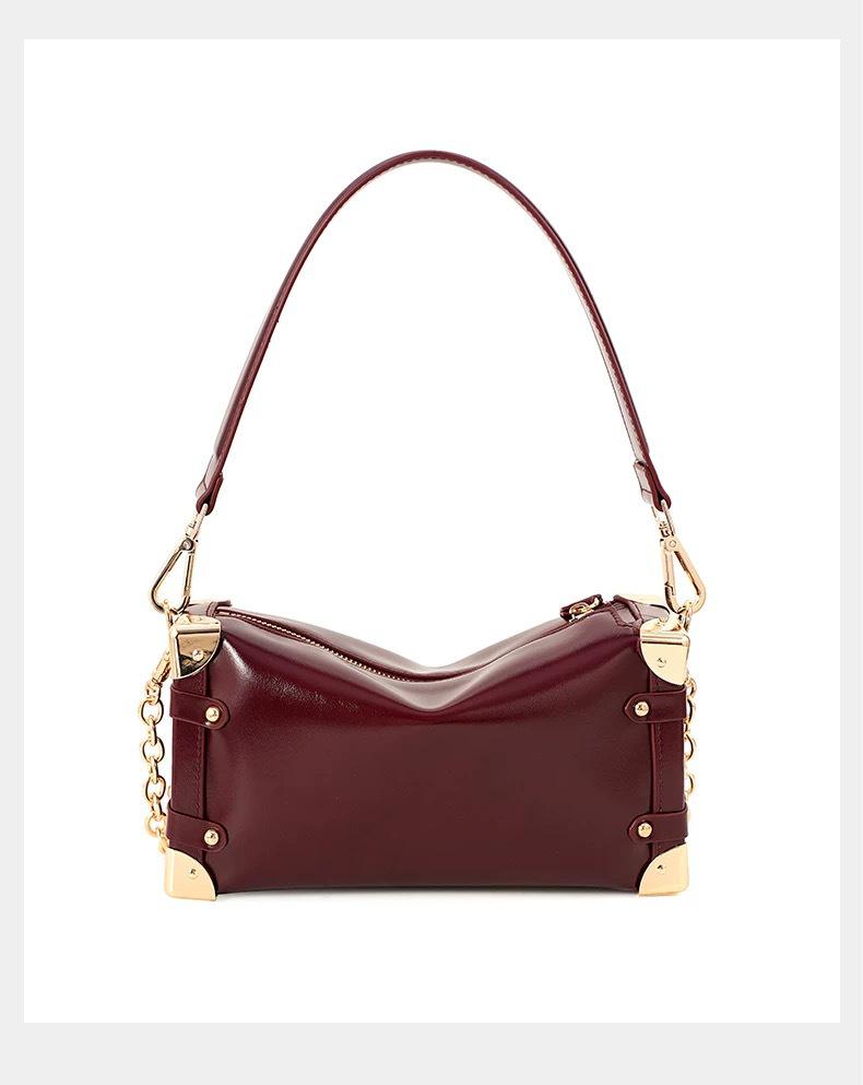 2025 Damen Retro Weiche Leder Unterarmtasche - Neu Herbst/Winter Crossbody & Schulterstil