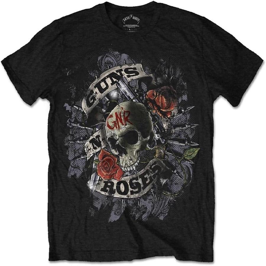 

Guns N Roses Men s Firepower Slim Fit T-Shirt X-Large Black XXXXXL чорний