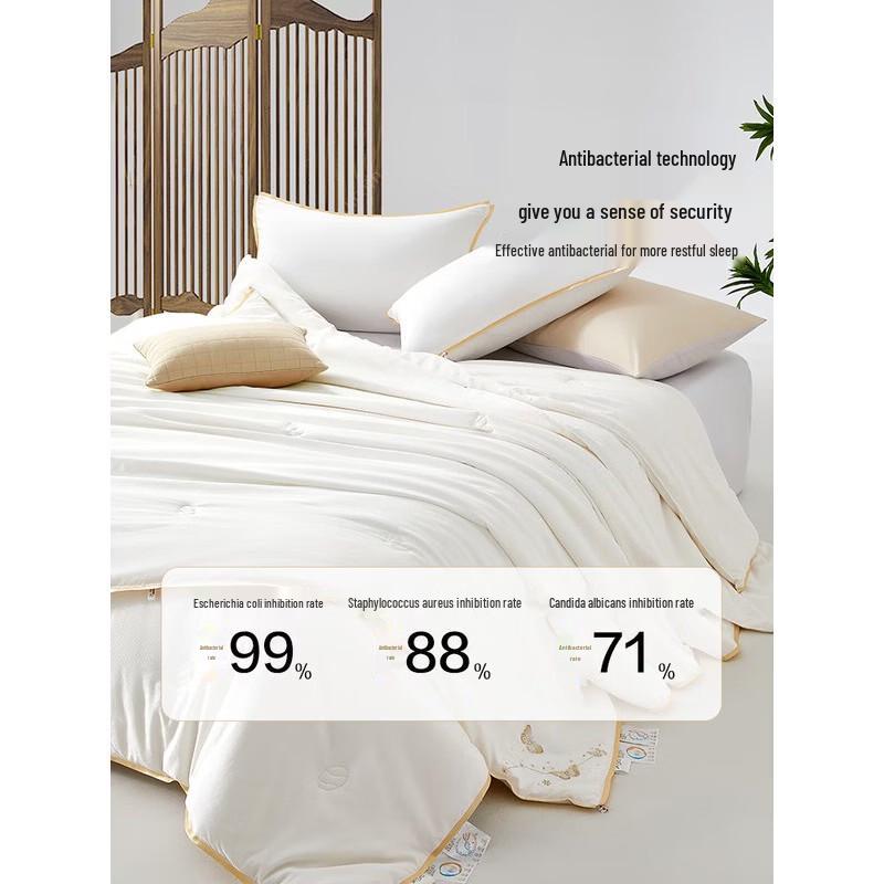 

Mercury Home Textiles Dream Plume All-Season 2-in-1 Tussah Silk Duvet