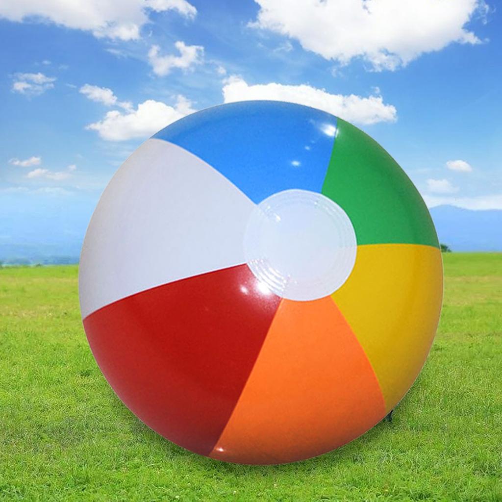 PVC Inflatable Sequin Beach Ball  Sports Luminous Ball