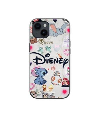 Phone Case - Disney - Iphone 13 - Soft - Silicone - Characters Stitch Ariel Dumbo