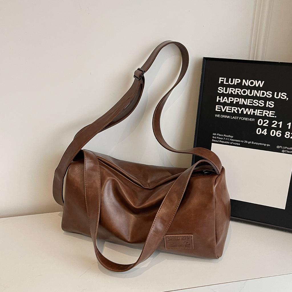 Soft-faced underarm large bag women's new high-end textured shoulder bag large-capacity messenger bag