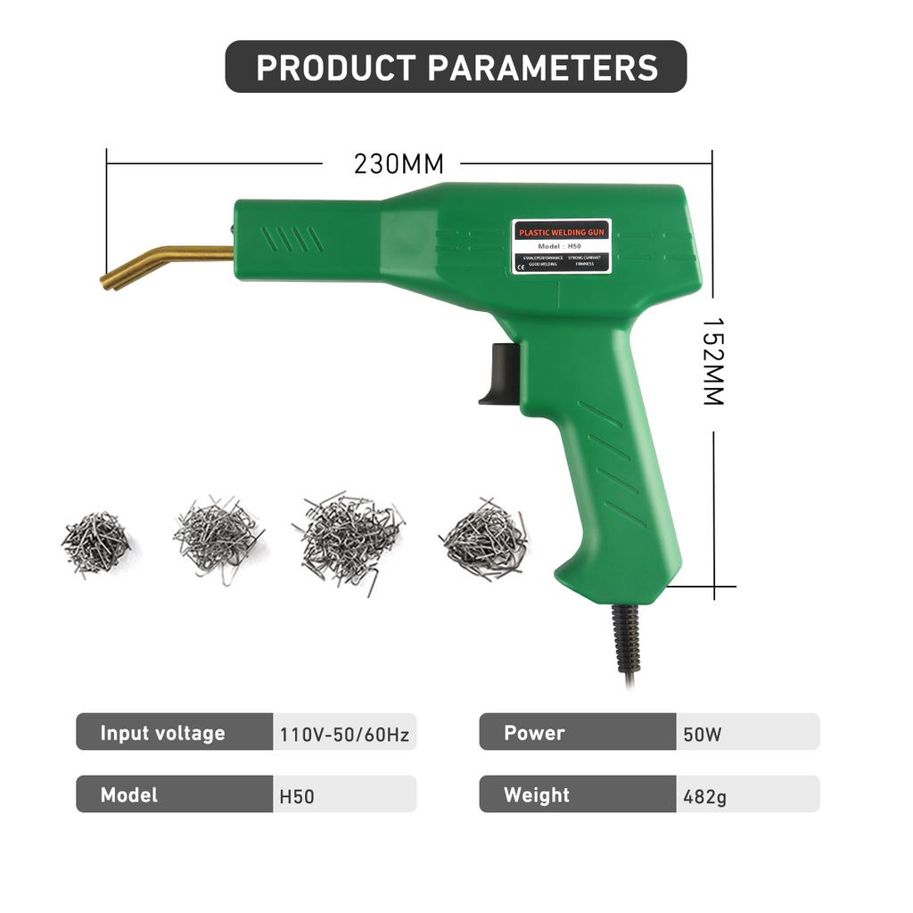 Kunststoff-Schweißgerät Stoßstangen-Reparaturset Lötkolben für Kunststoffreparatur Auto-Stoßstangen-Reparatur-Schweißpistole
