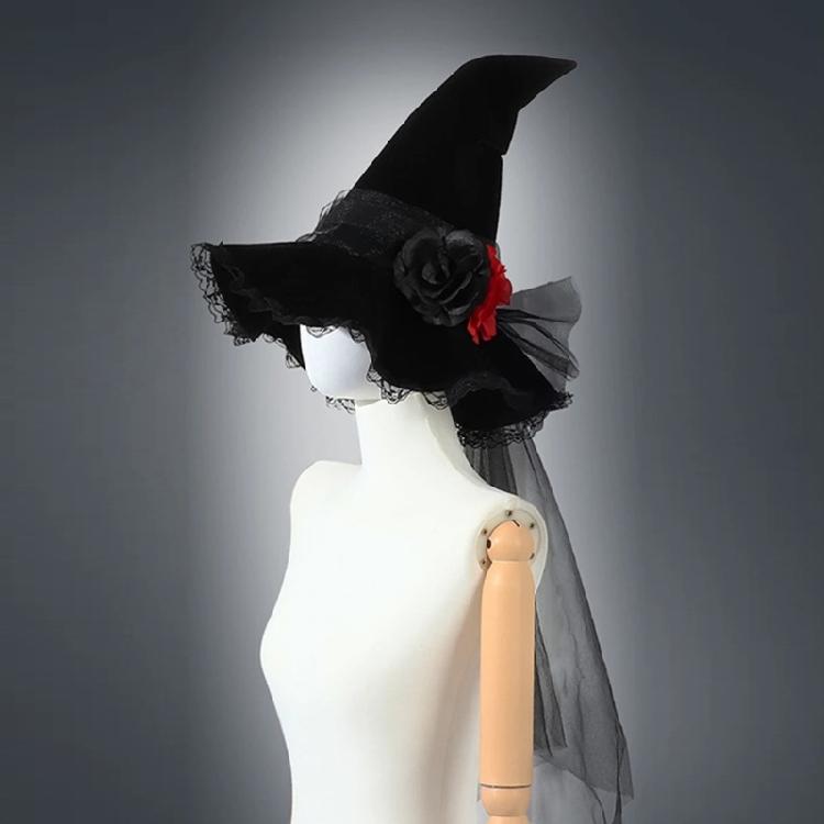Vampires Halloween Hats Stage Performances Hat Multifunctional Witch Hat Adult Suitable for Youth and Party Enthusiasts