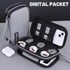 Portable Small Accessories Data Bag Waterproof USB Drive Data Cable Storage Pouch Travel Business Trip Organizer Zipper Bags