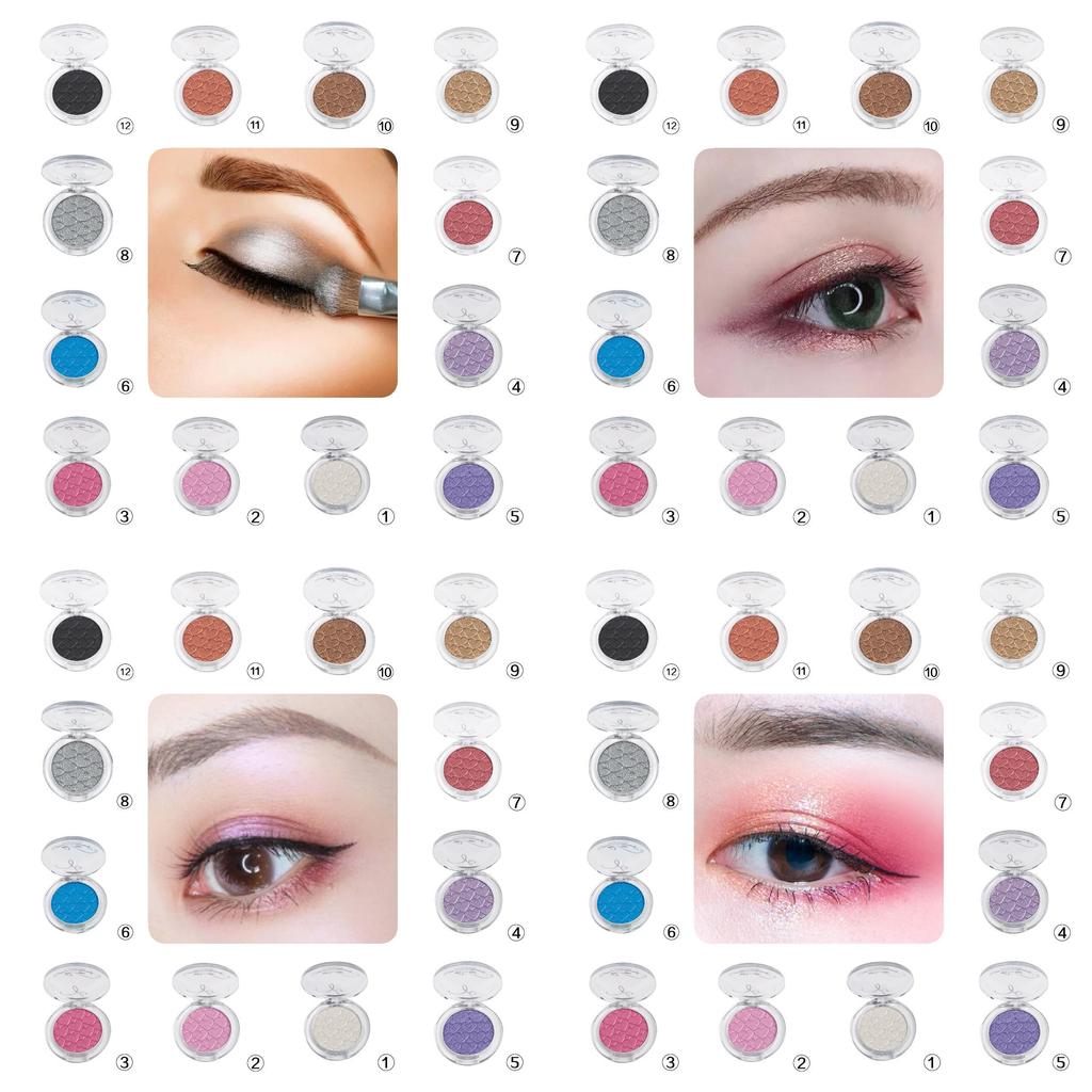 Pudaier 10 Color Liquid Highlighter Eyeshadow Dual Use Luminous Blush Glow