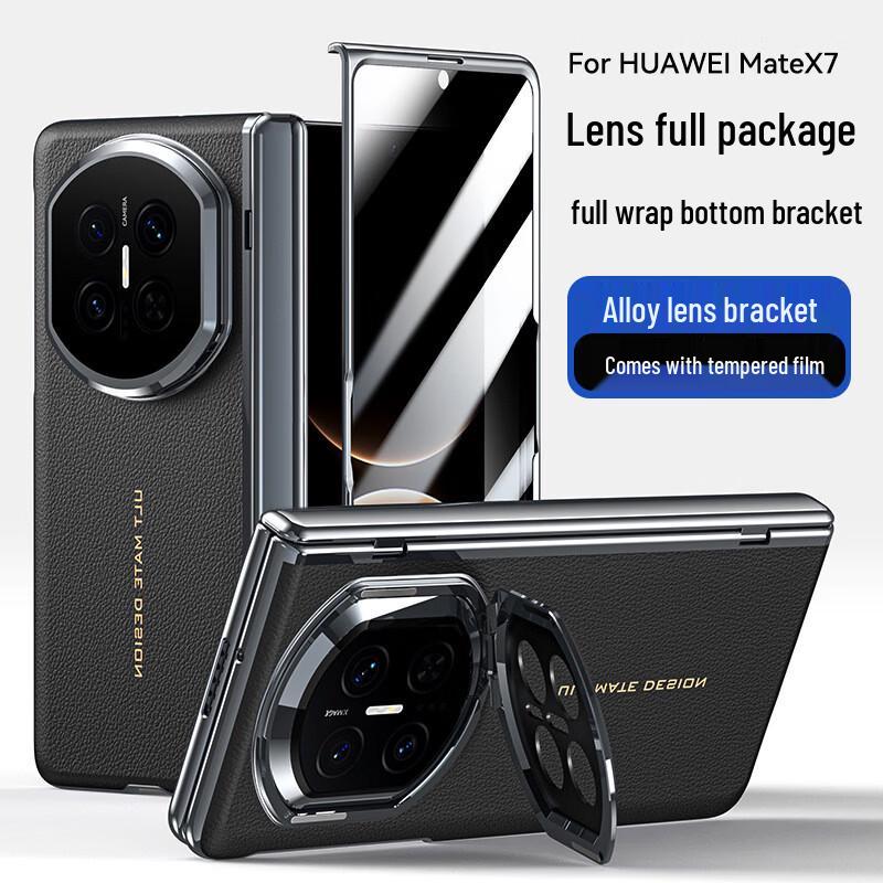 Huawei Mate X7 Leather Case with Kickstand & Lens Protection