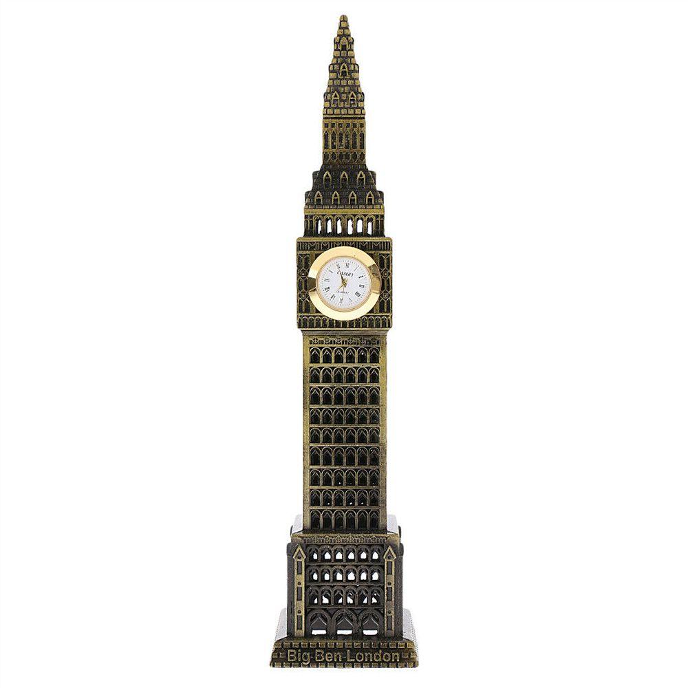 Metal Souvenir Home Crafts Big Ben Tower Sculpture Big Ben Model Desktop Ornament Home Decoration