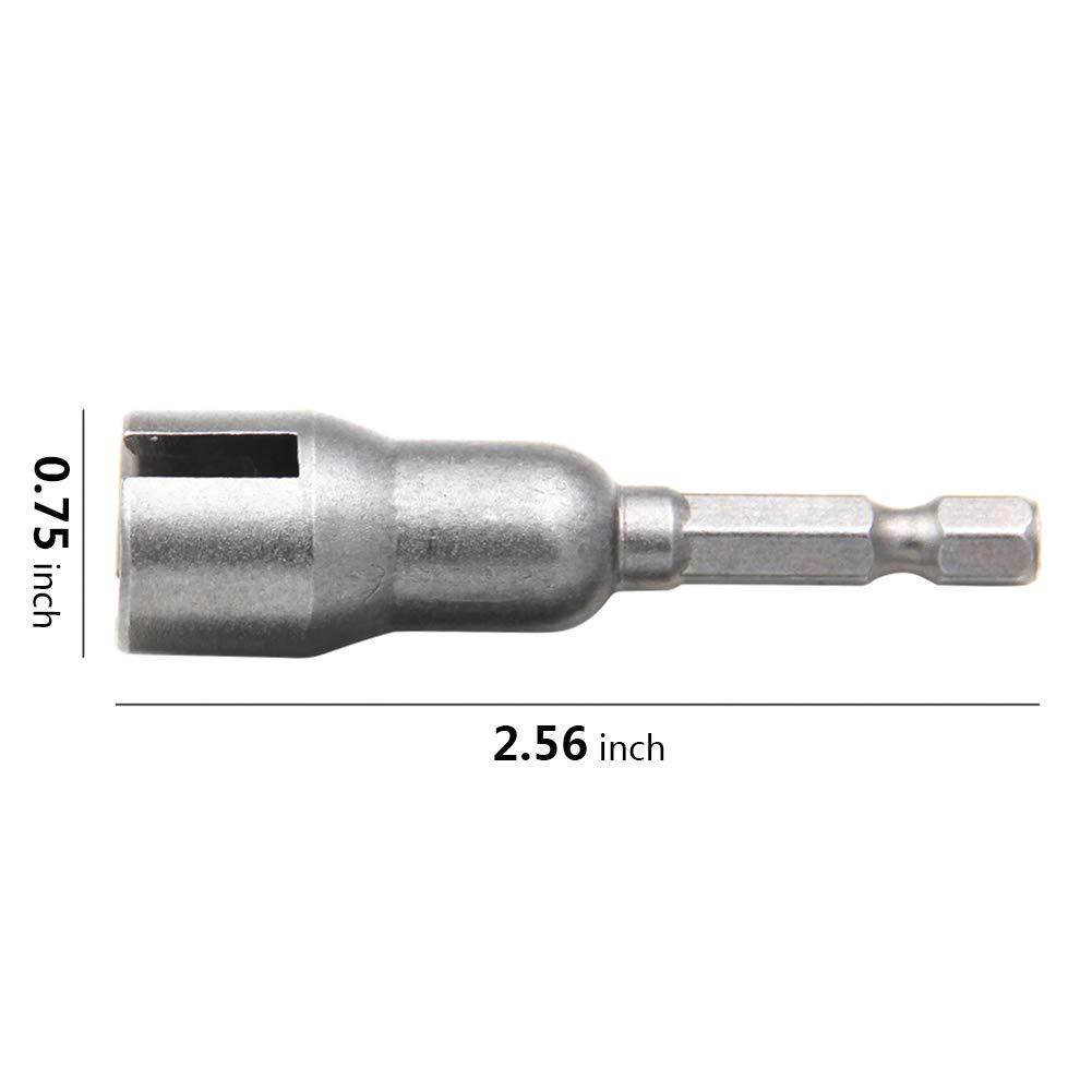 Butterfly Nut Drill Bit Wrench Tool Set, 1/4" Hex Shank