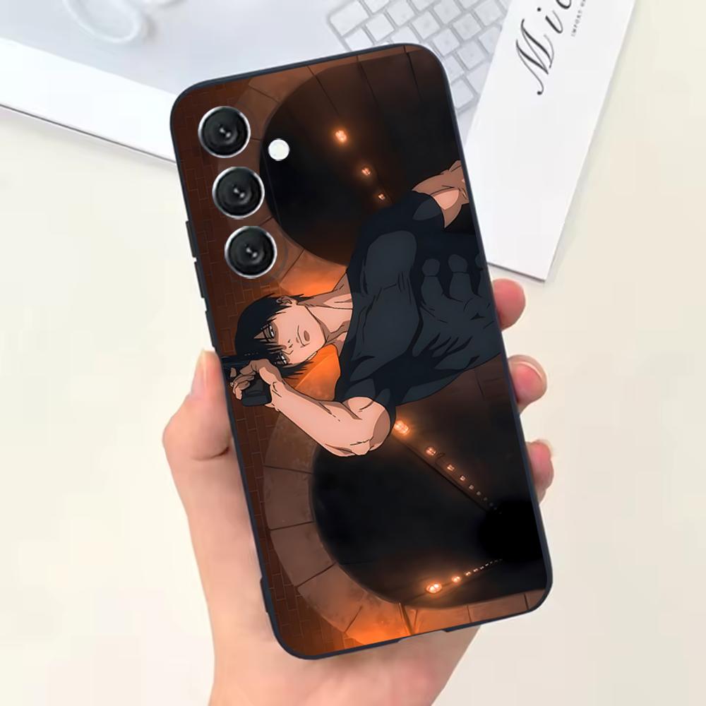 Toji Fushiguro Jujutsu K-Kaisen Phone Case For Samsung Galaxy A13,A21s,A22,A31,A32,A52,A53,A71,A80,Soft Black Shell