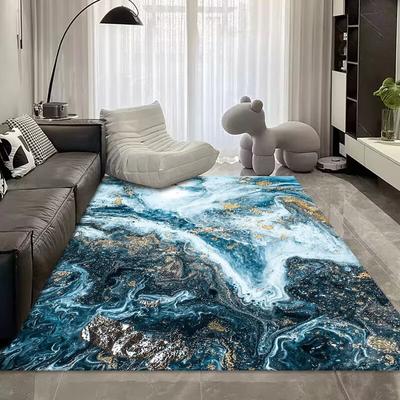 Nordische Raumdekoration Ästhetischer Teppich Wohnzimmer Modern Rutschfester Teppich Waschbar Schlafzimmer Couchtischmatte Große Raumteppiche