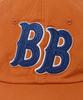 BROWNBREATH Garment Washing Round Visor Cap - Orange