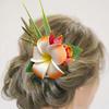 Hair Comb Artificial Flower Design Anti-slip Teeth Hair Organizer Comb Updo Bun Hair Styling Accessory