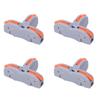 20Pcs Quick Terminal Block Wire Connector TShaped PushType Wiring Splitter SPLT1(Gray )