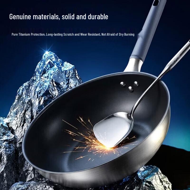 COOKER KING 32cm Titanium Non-stick Stir-fry Pan