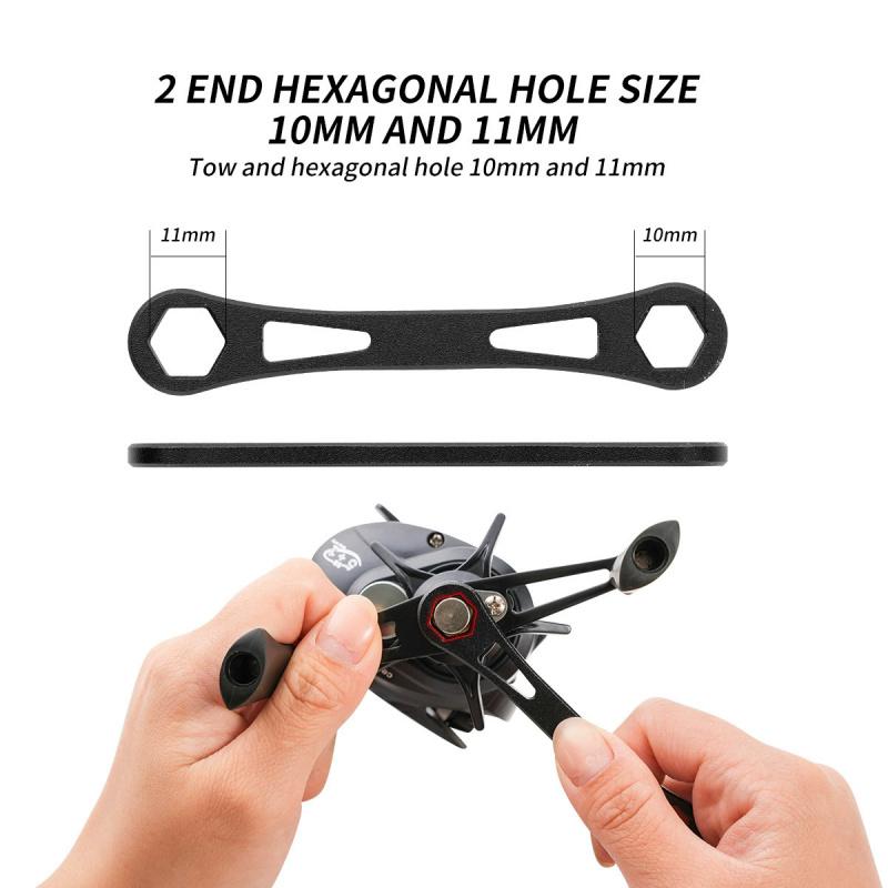 Lure Fishing Reel Maintenance Tools, Spool Bearing Pin Remover, Repair and Disassembly Wrench Set, Baitcasting Reel Modification