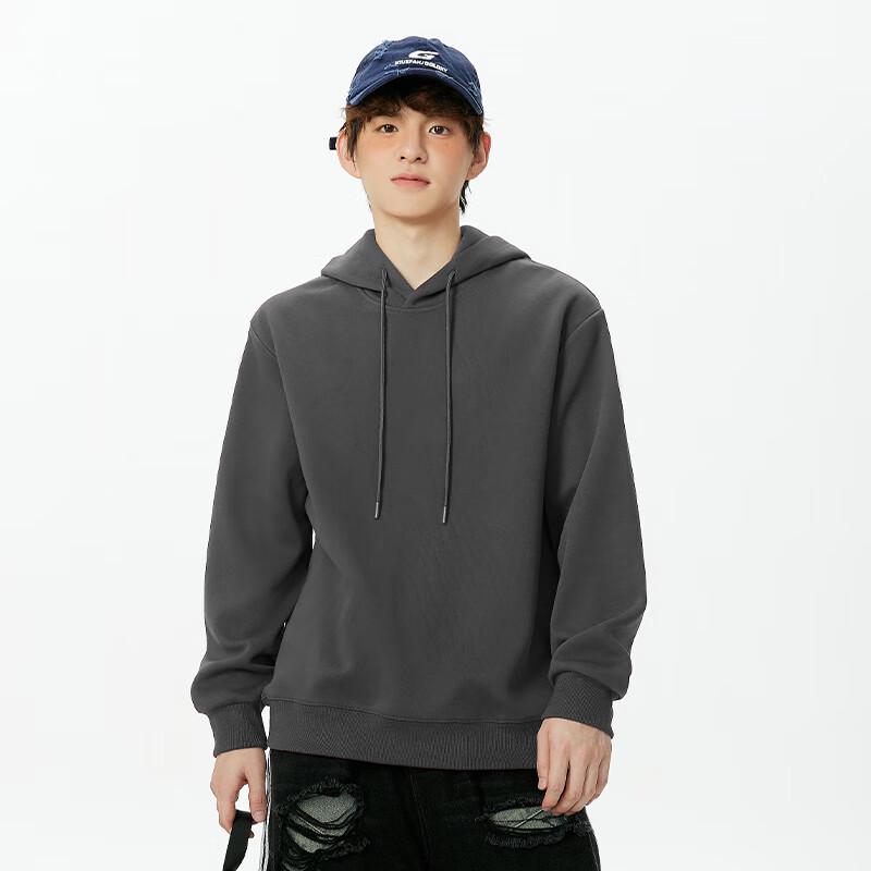 MINISO Men's American Style Hooded Graphic Sweatshirt Z