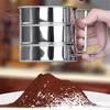 Puntos Stainless Steel Powder Flour Sieve Cup Mesh Strainer Baking Kitchen Gadget Tool