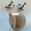 10Pcs Brass Screw Ear Clip-on Earring Converter Ear Cuffs No Piercing DIY Earring Findings Jewelry Making Supplies