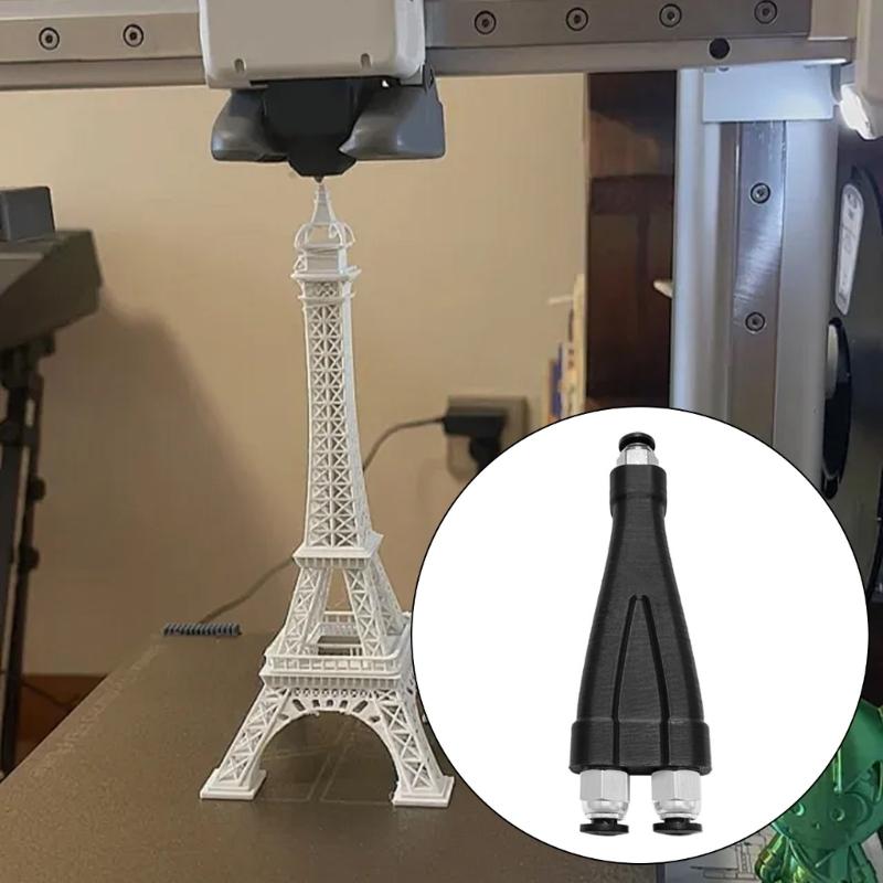 For Lab P1P P1S X1C PTFE for Bowden Y Connector Coupler Pneumatic Connector Easy Installation For Lab 3D Printer