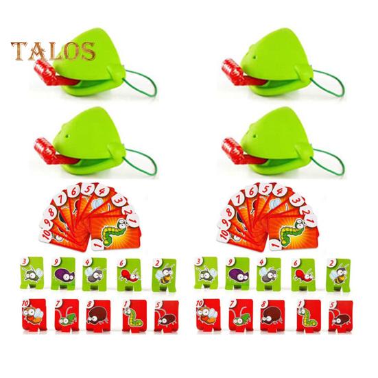 

2/4 комплекта, защитная игрушка для лица в виде лягушки с высунутым языком, лижущее животное, хамелеон, ящерица, игра в язык, 2/4 игрока, настольная игра для малышей, мальчиков и девочек, подарок B