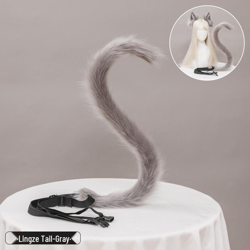 Handcrafted Plush Cat Ear Headband for Cosplay & DIY