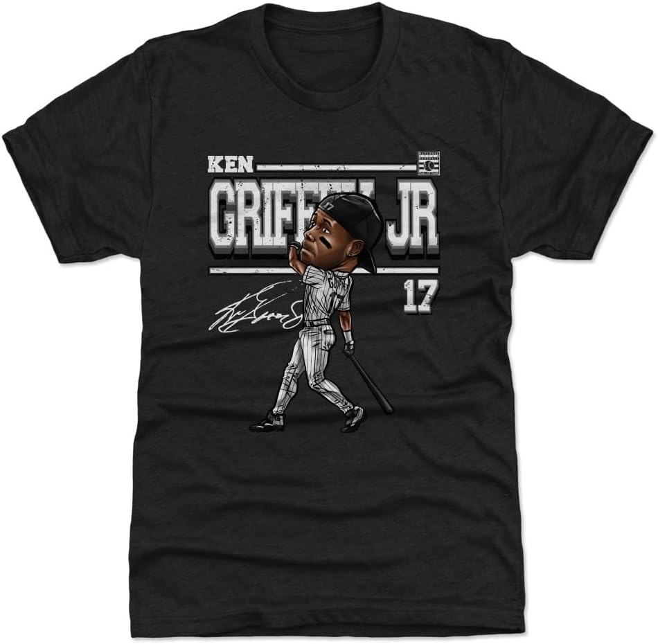 Ken Griffey Jr. Caricature Baseball Player 17 T-shirt