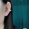 Diamond Butterfly Ear Clips Women'S Lamp Luxury Niche Design High-End Temperament No Ear Piercings Ear Bone Clips Earrings